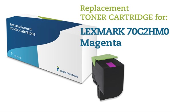 Magenta lasertoner - Lexmark 702HM - 3.000 sider